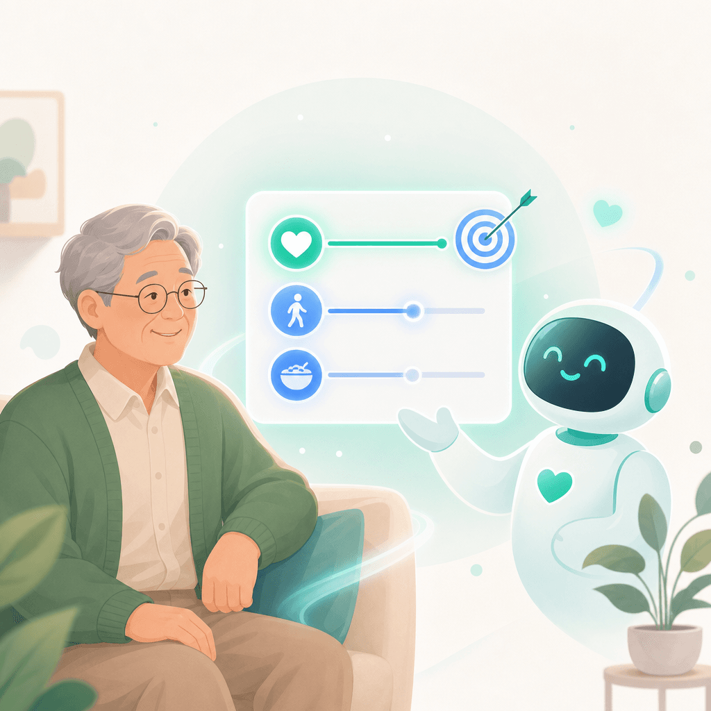 行动方案场景插画